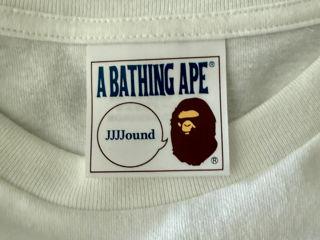 BAPE x JJJJound College Tee