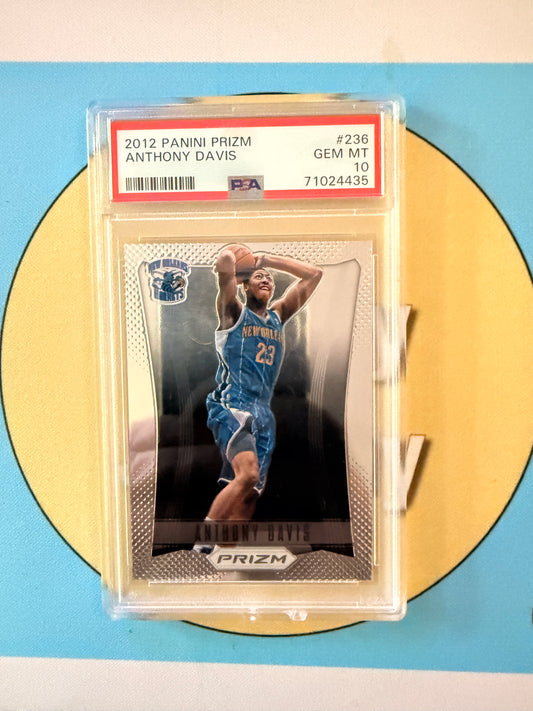 2012 Panini Prizm Anthony Davis #236 New Orleans Hornets PSA 10