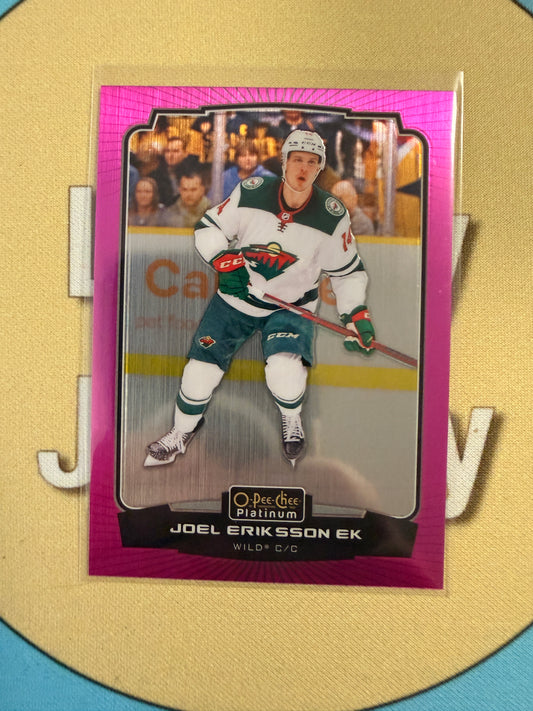 2022-23 O-Pee-Chee Platinum Joel Eriksson Ek Matte Pink Minnesota Wild