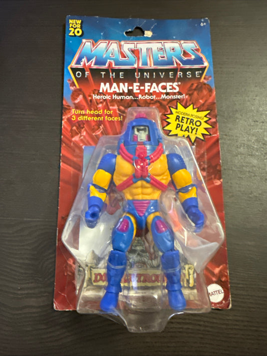 Masters Of The Universe Origins Man-E-Faces Action Figure Retro MOTU 2020 NEW