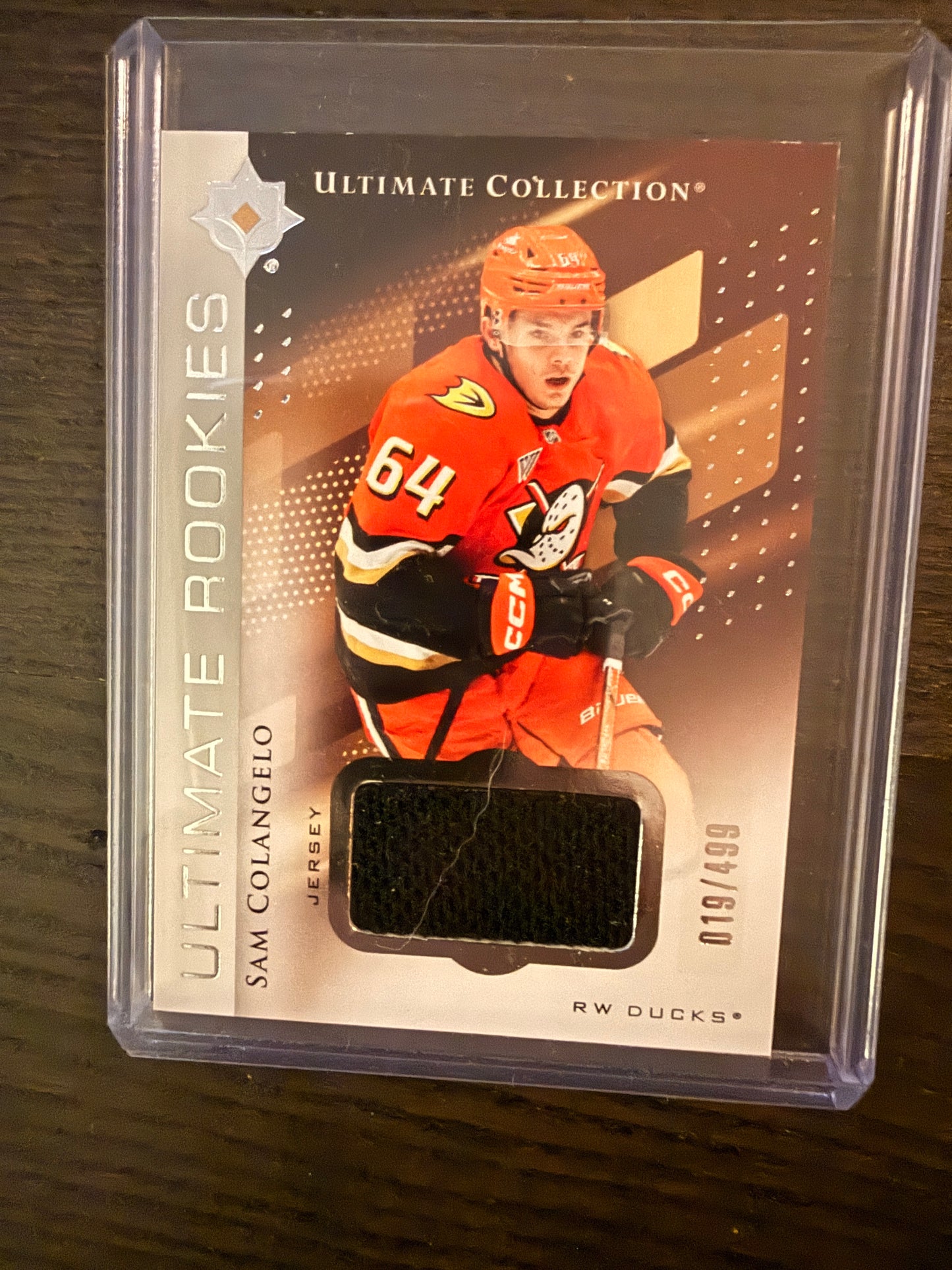 2024-25 Upper Deck Ultimate Rookies Sam Colangelo RC Jersey /499