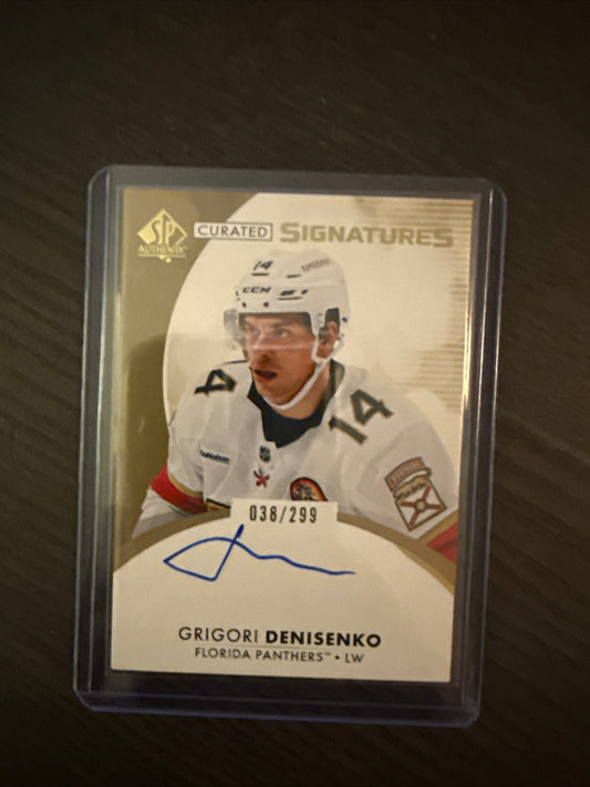 Carte Hockey Sp Authentic 2023-24 Grigori Denisenko Curated Signature /299