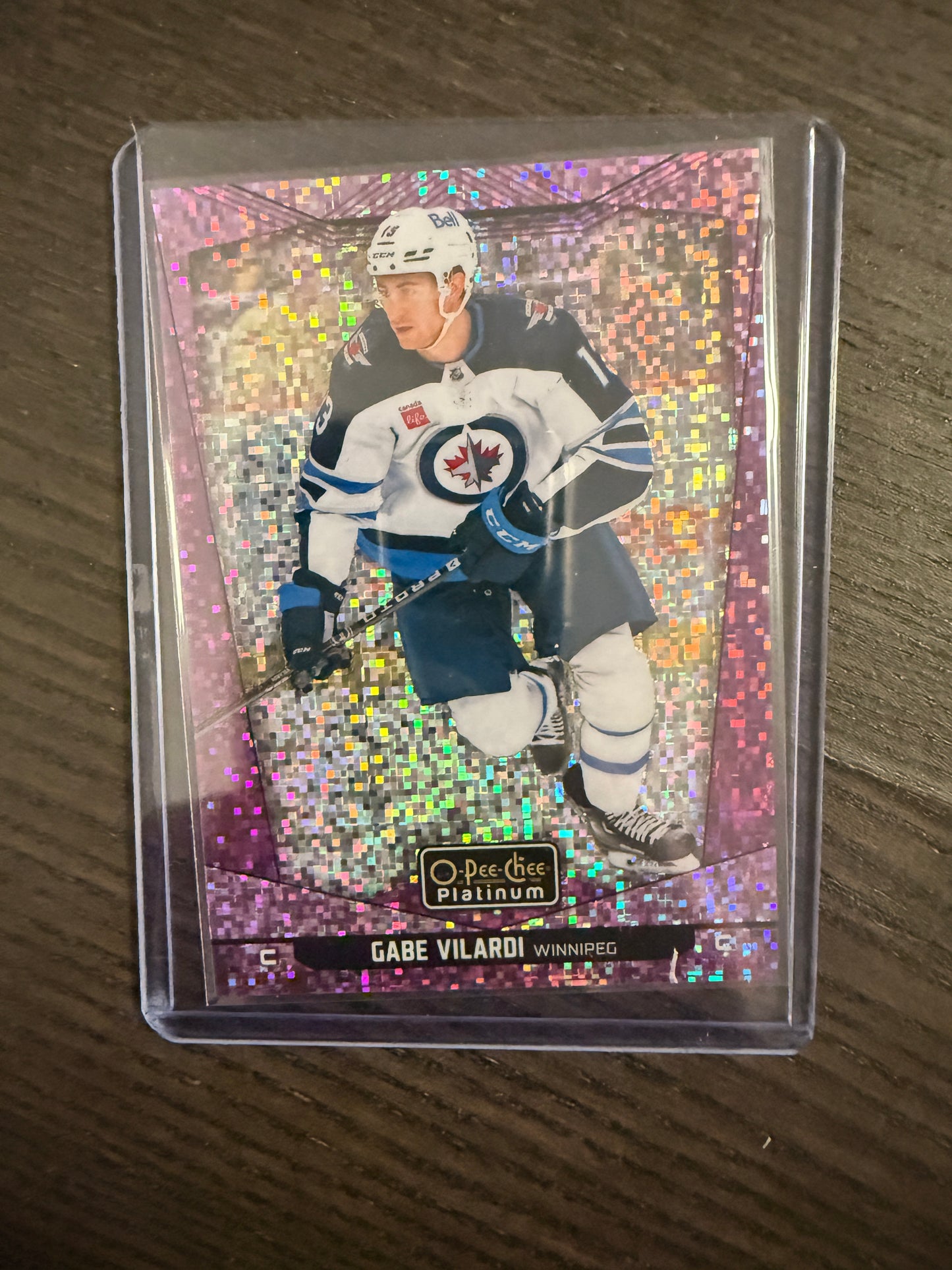 2024-25 O-Pee-Chee Platinum #133 Gabe Vilardi Violet Pixels #/299