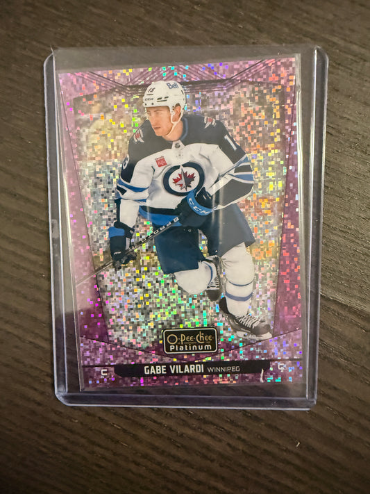 2024-25 O-Pee-Chee Platinum #133 Gabe Vilardi Violet Pixels #/299