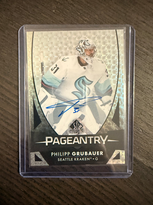 Philipp Grubauer SP Authentic Pageantry Auto