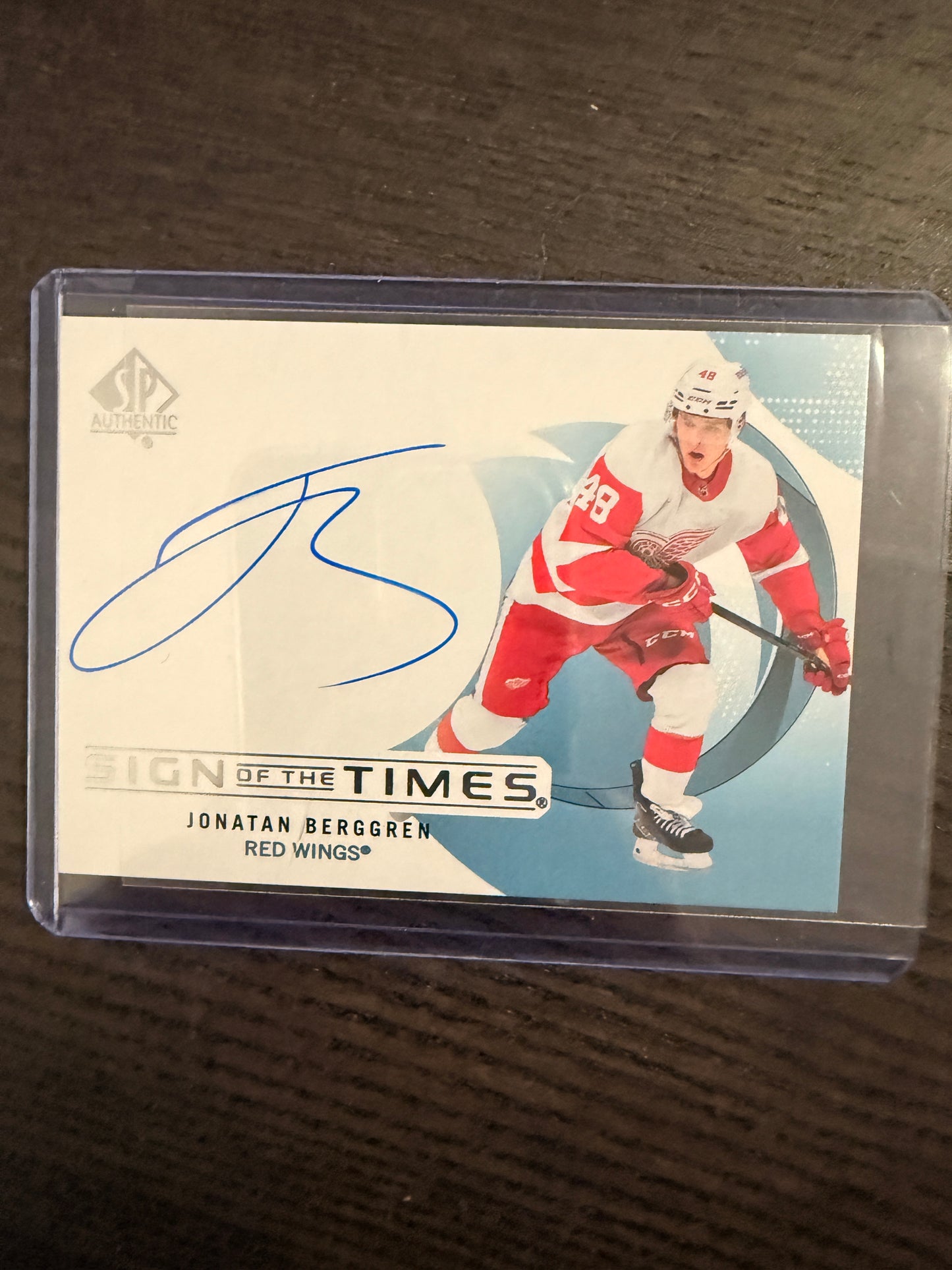 2024-25 SP Authentic Sign of the Times Auto #SOTT-JB Jonatan Berggren
