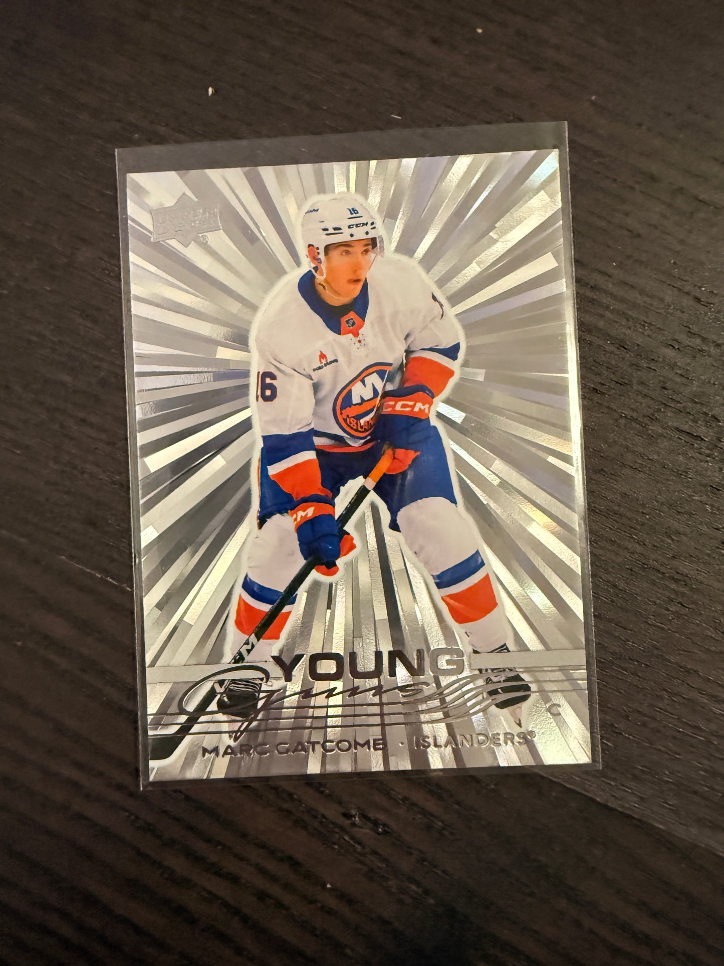 2025-26 Upper Deck Series 1 Young Guns Silver Outburst #231 - Marc Gatcomb