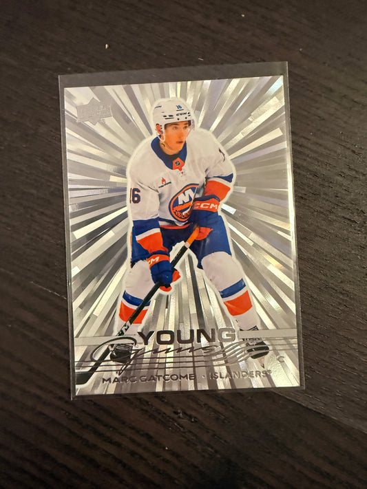 2025-26 Upper Deck Series 1 Young Guns Silver Outburst #231 - Marc Gatcomb
