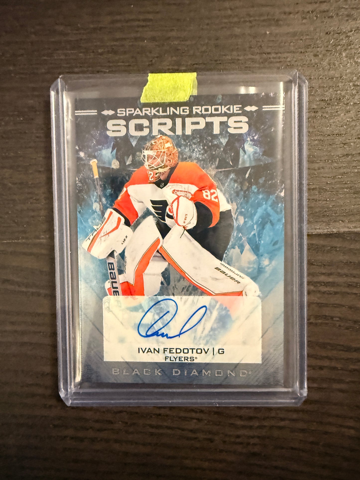 2024 UD Black Diamond IVAN FEDOTOV Sparkling Rookie Scripts Auto Flyers #SRS-IF