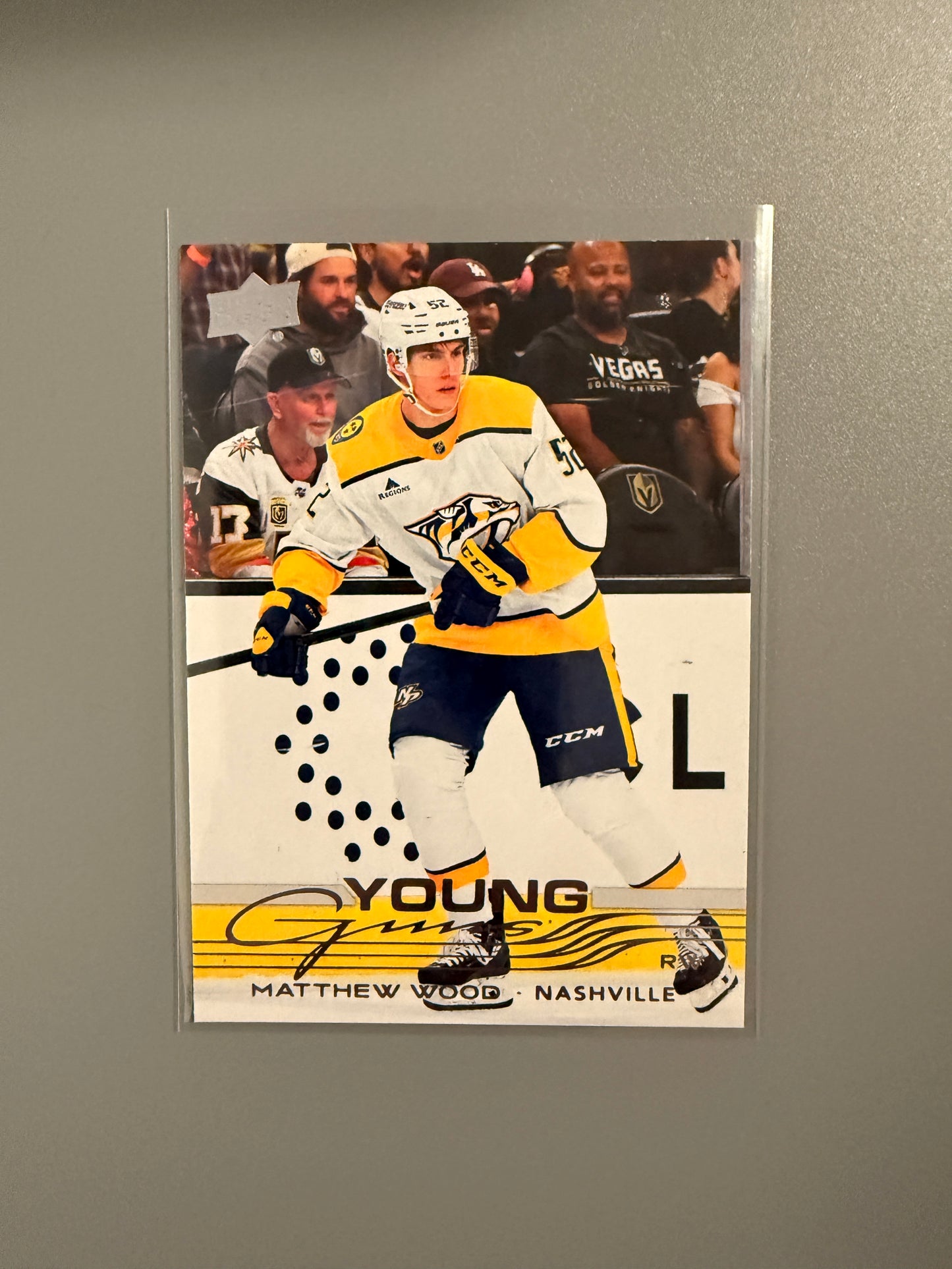 2025-26 Series One Young Guns Matthew Wood RC 228 Predators