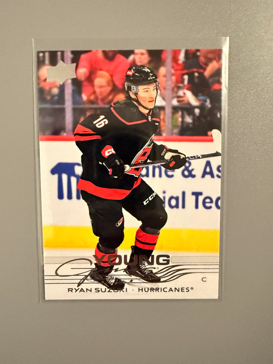 2025-26 Series One Young Guns Ryan Suzuki RC 214 Hurricanes