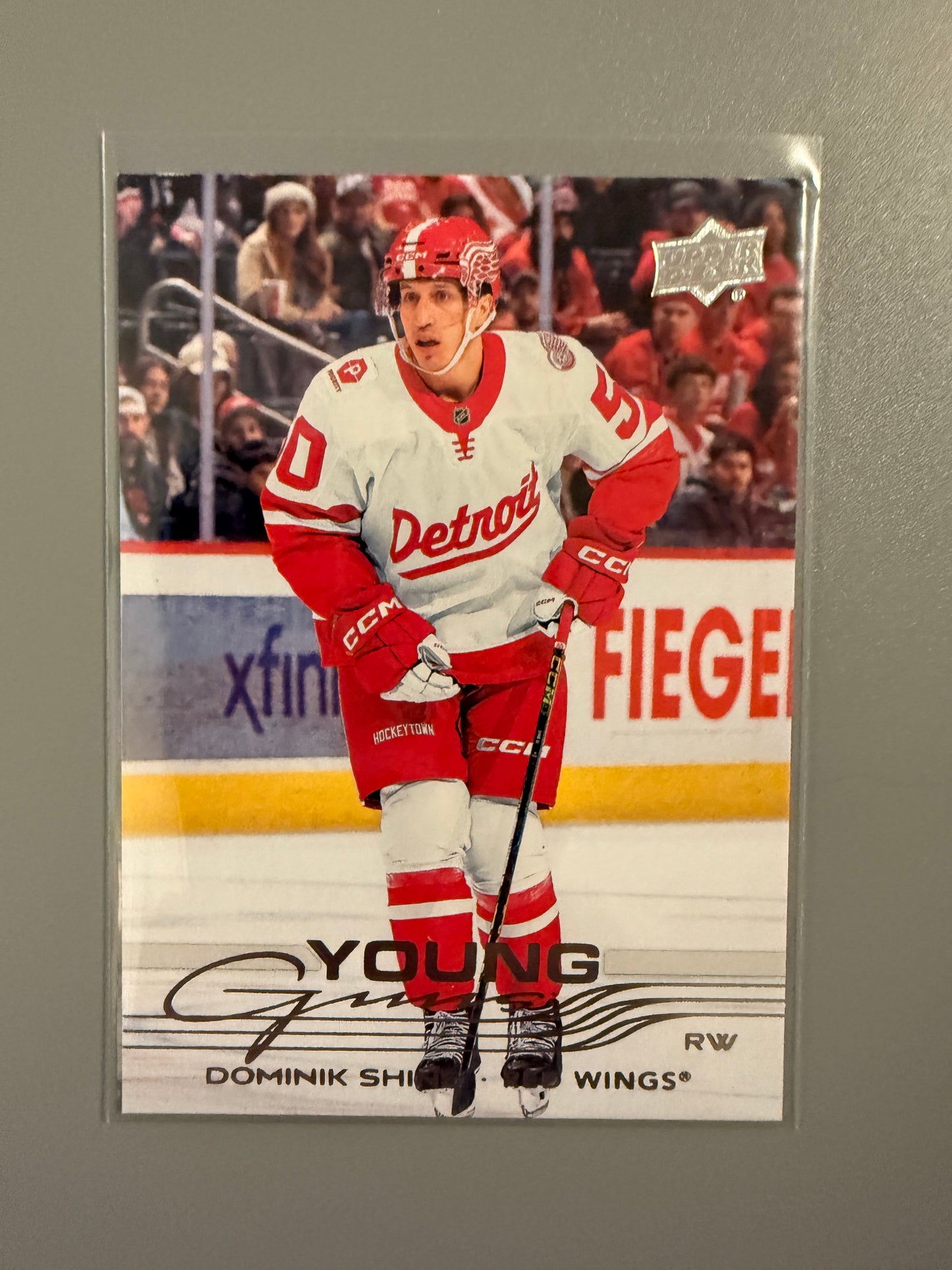 2025-26 Series One Young Guns Domink Shine RC 234 Red Wings
