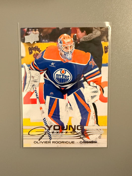 2025-26 Series One Young Guns Olivier Rodrigue RC 203 Oilers