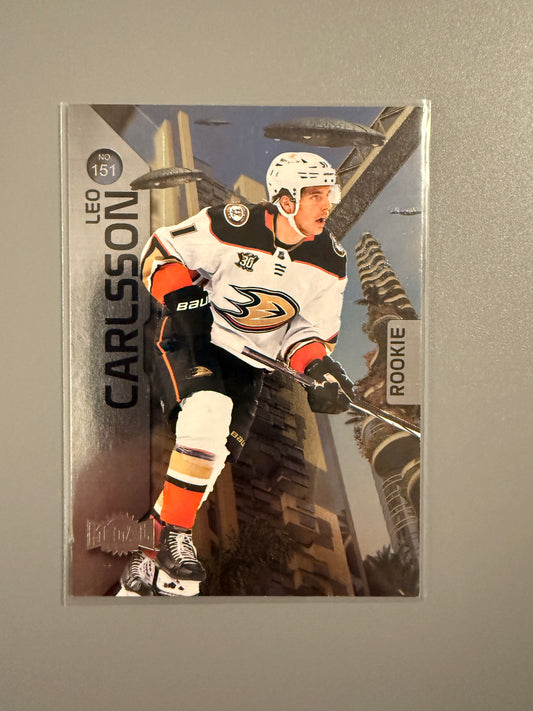 2023-24 Metal Universe Leo Carlsson RC 151 Ducks