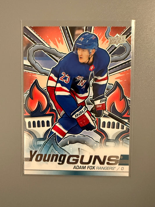 2024-25 Series Two Young Guns Adam Fox RC 228 Rangers