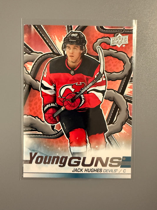 2024-25 Series Two Young Guns Jack Hughes RC 201 Devils