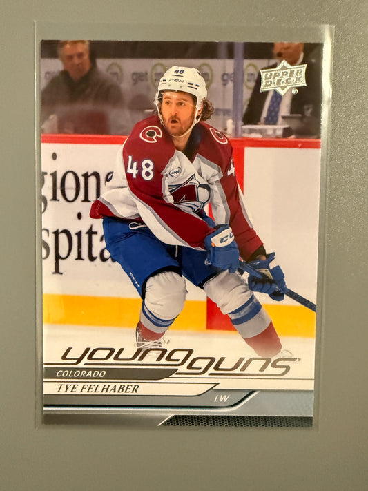 2024-25 Series Two Young Guns Tye Felhaber RC 707 Avalanche