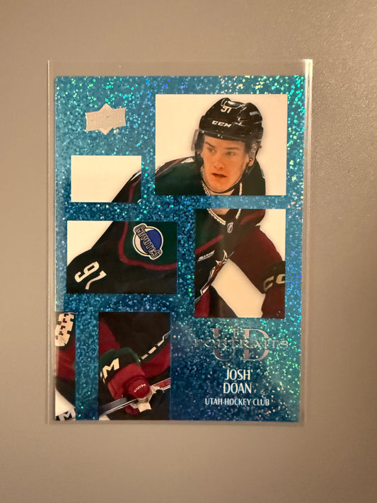 2024-25 Series Two UD Portraits Speckled Variant Josh Doan RC P38 Mammoth