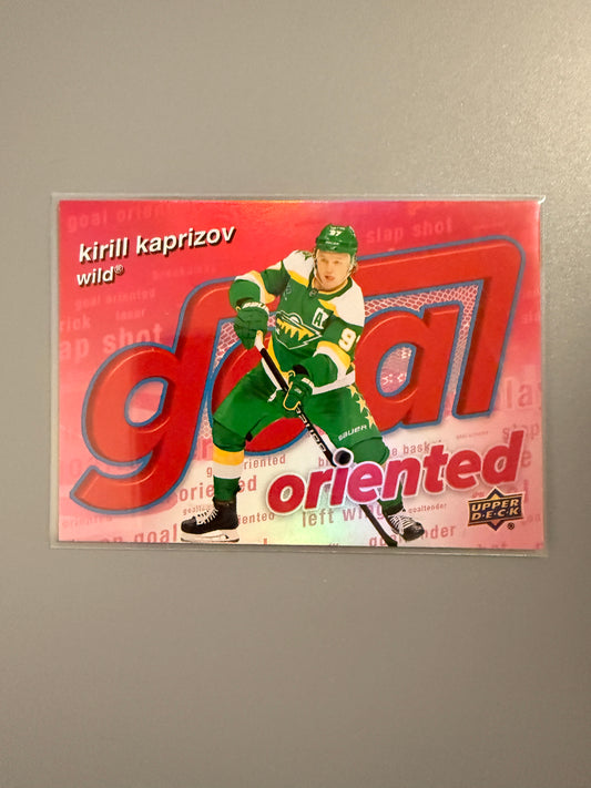 2025-26 Series One Goal Oriented Red Kirill Kaprizov 62/199 GO-4 Wild