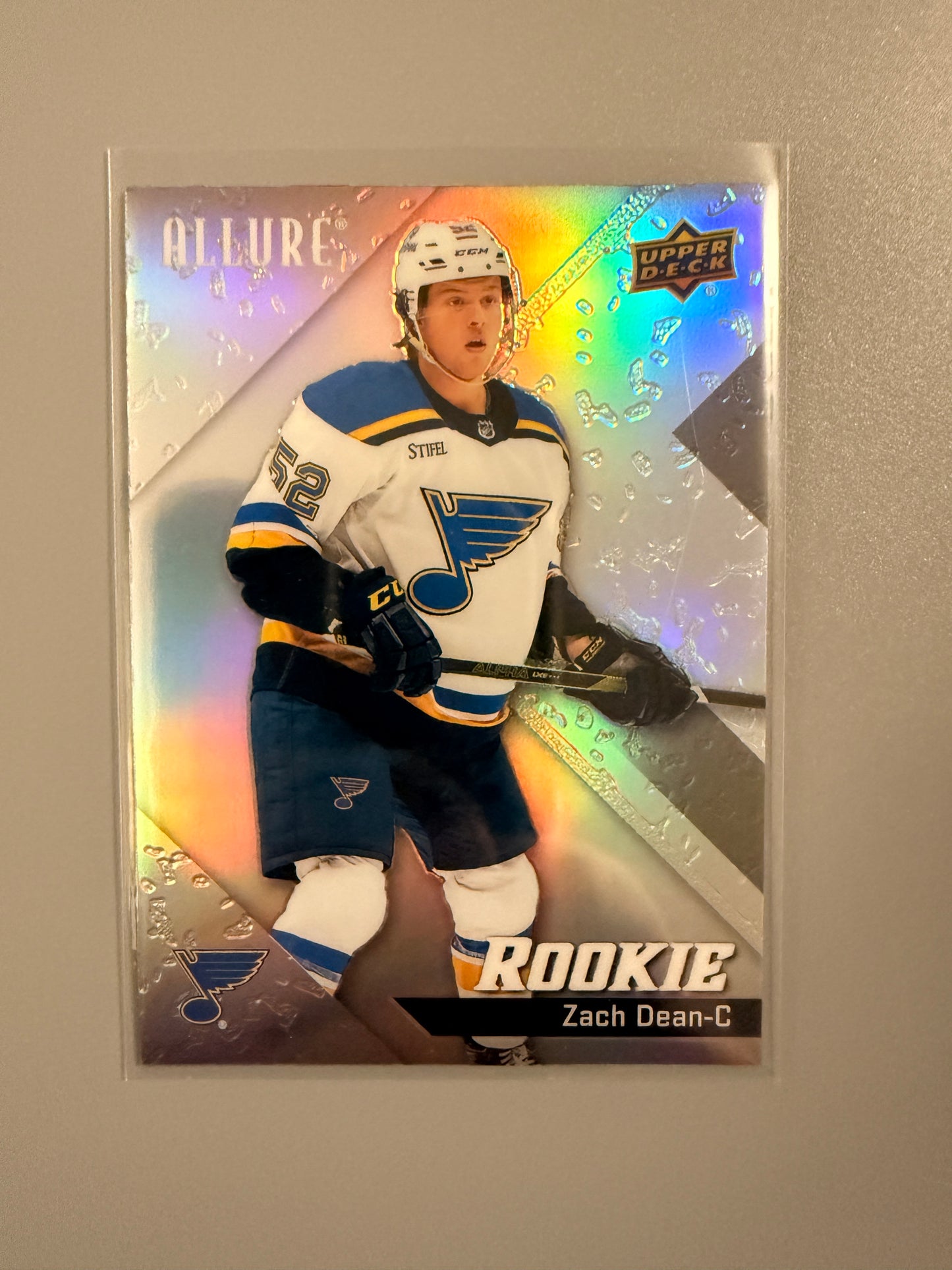 2024-25 Allure Glitter Bomb Zach Dean RC 126 Blues