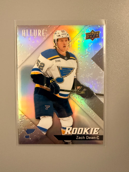 2024-25 Allure Glitter Bomb Zach Dean RC 126 Blues