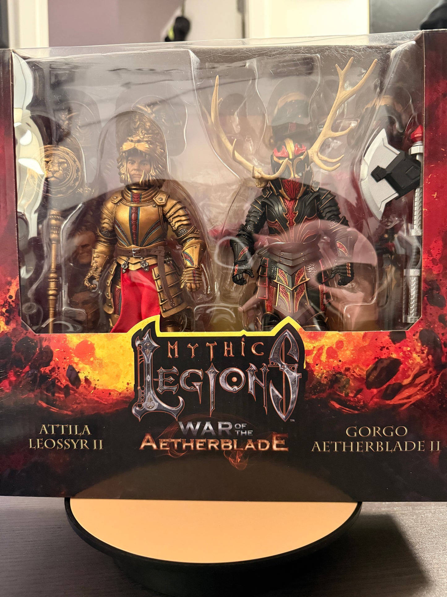 Mythic Legions – Gorgo Aetherblade II & Attila Leossyr II –  Action Figures