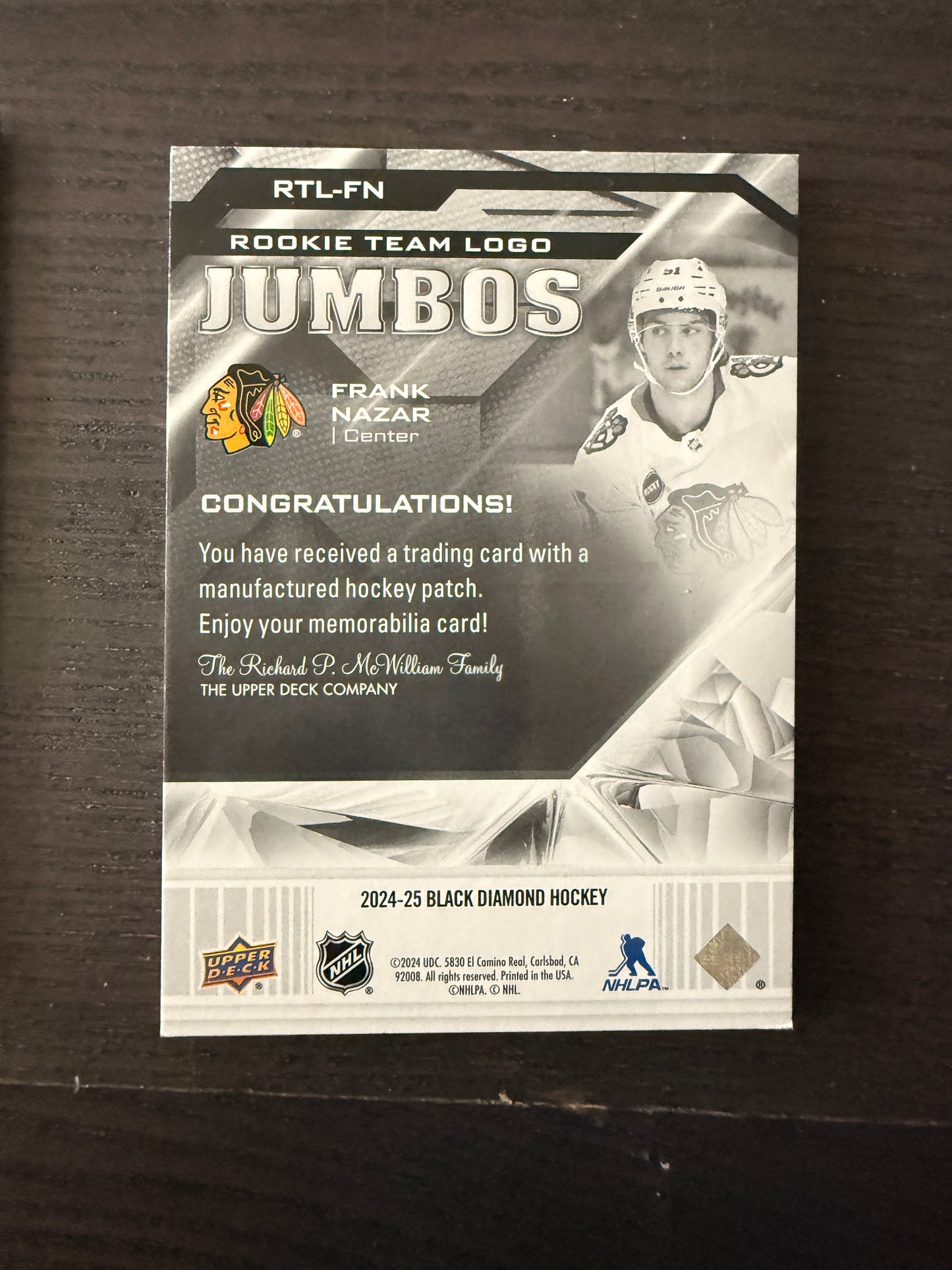 2024 - 2025 SP Frank Nazar Lot