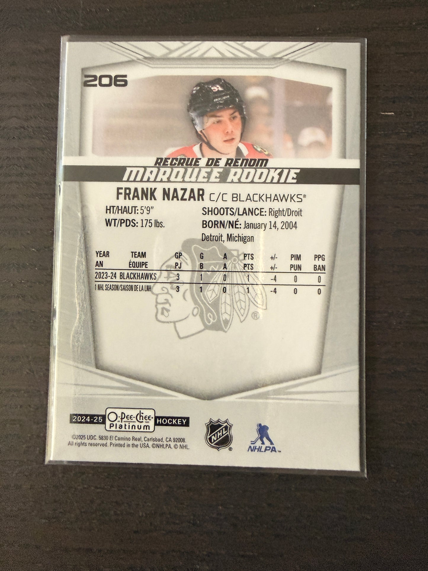 2024 - 2025 SP Frank Nazar Lot