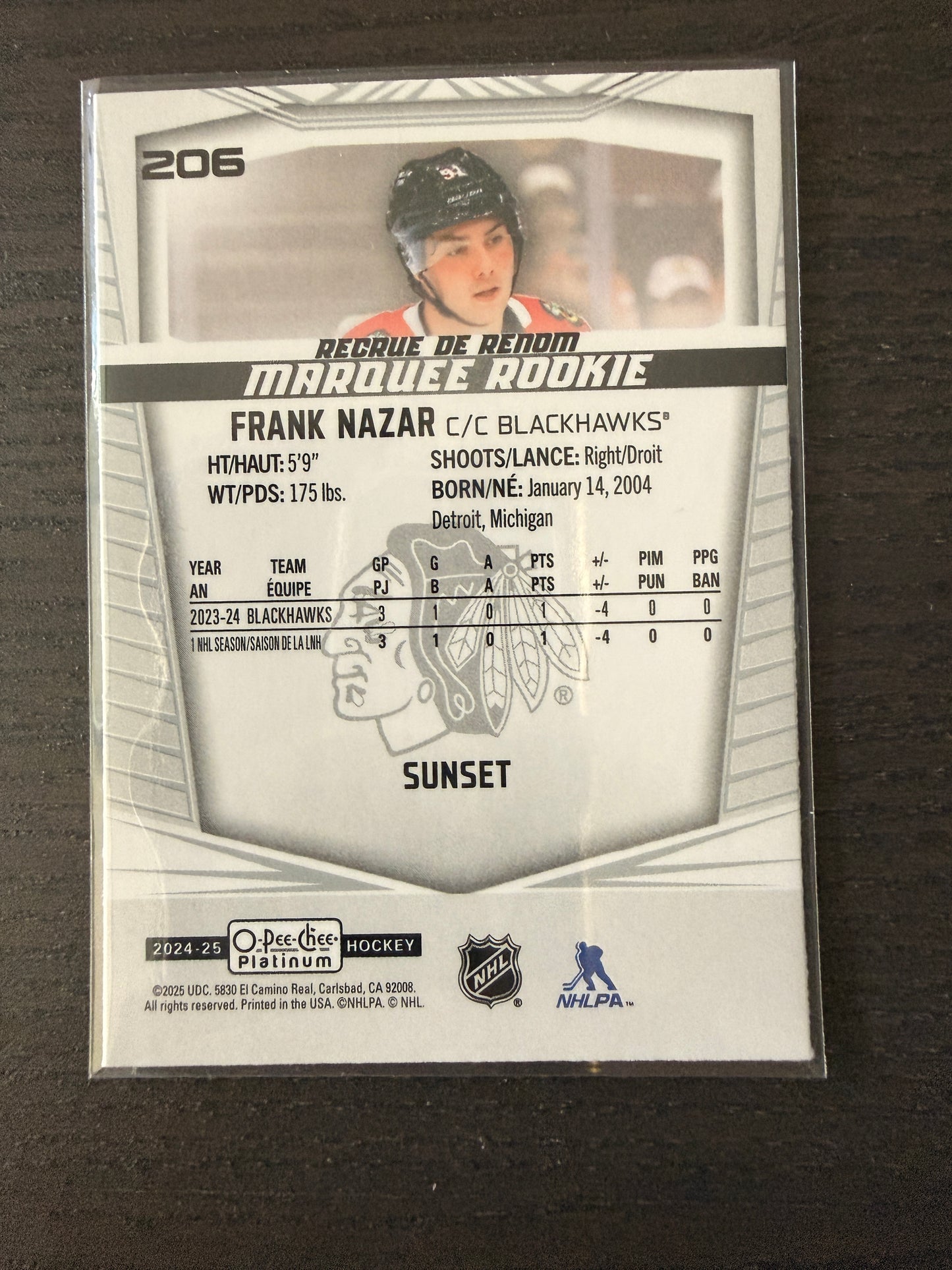 2024 - 2025 SP Frank Nazar Lot