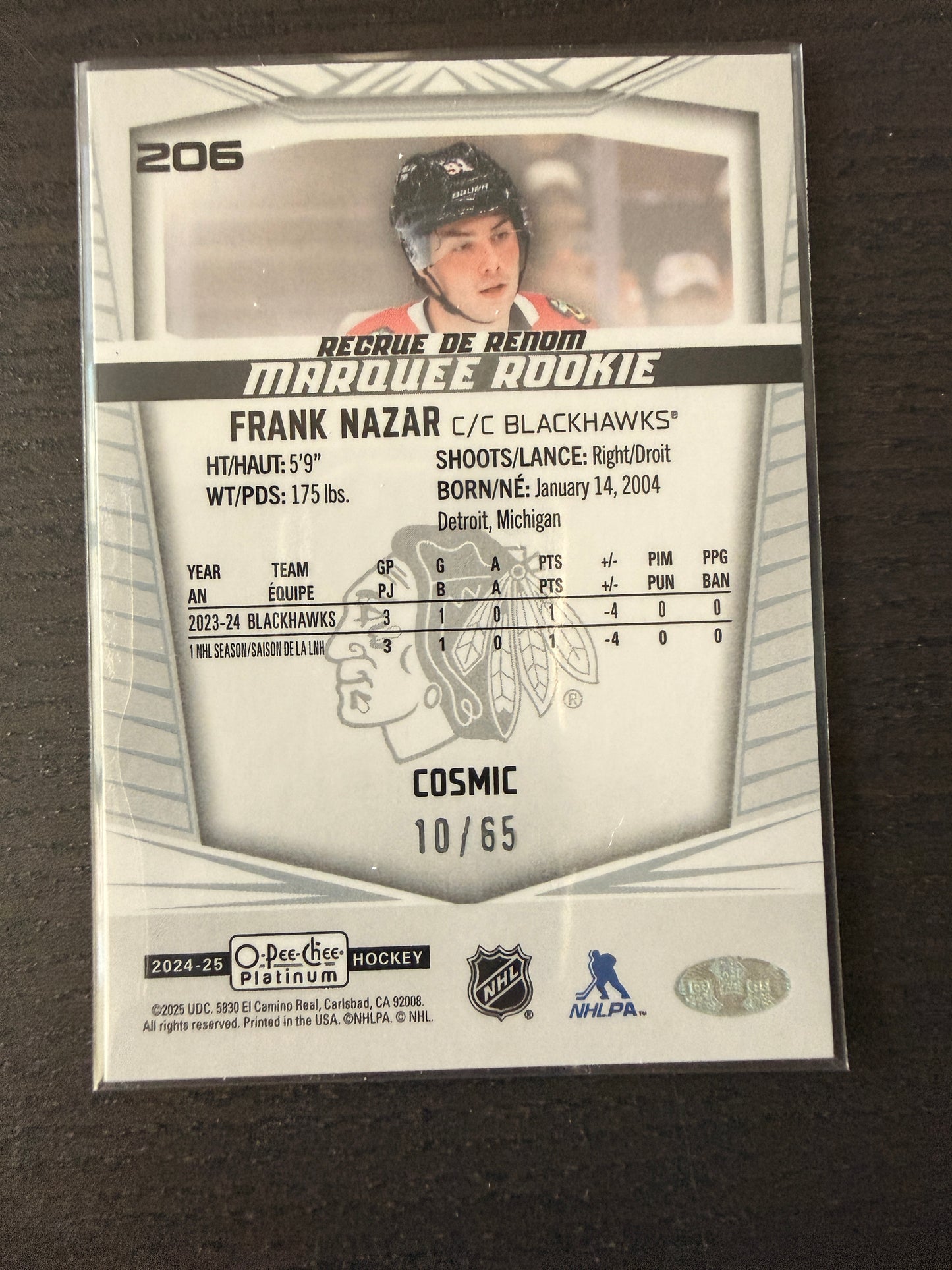 2024 - 2025 SP Frank Nazar Lot