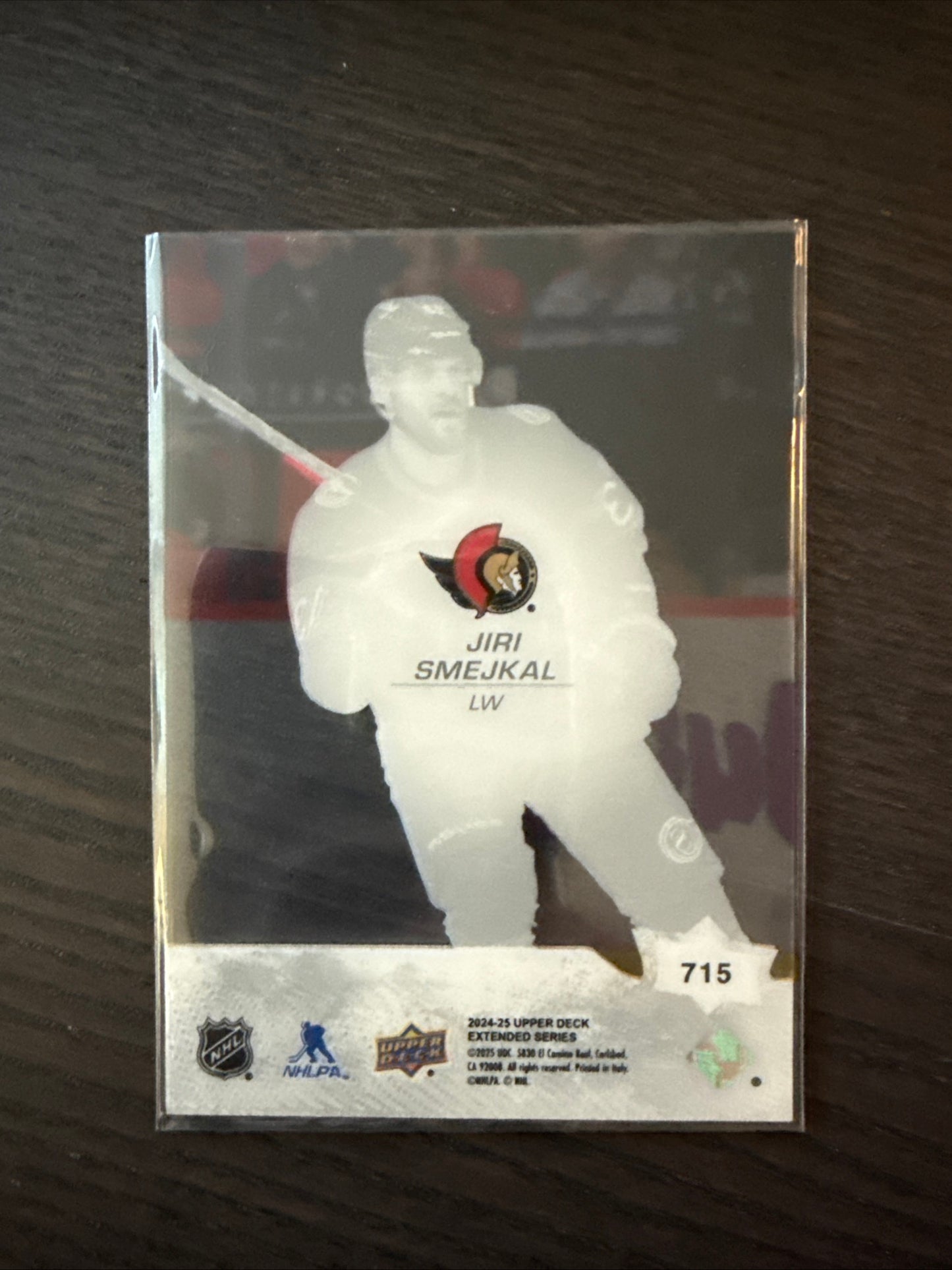 2024-25 Upper Deck Acetate Young Guns Jiri Smejkal