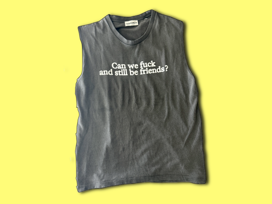 CARNE BOLLENTE SSENSE Exclusive Black Benefits With Friends Tank Top