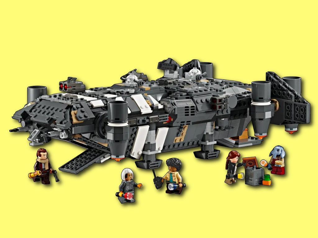 LEGO Star Wars: Skeleton Crew The Onyx Cinder, Collectible Starship Building Toy 75374